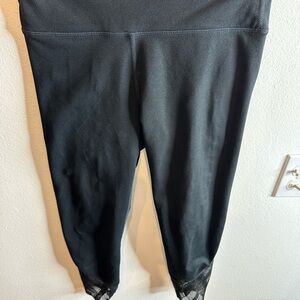 Fabletics Black Mesh Detail Leggings